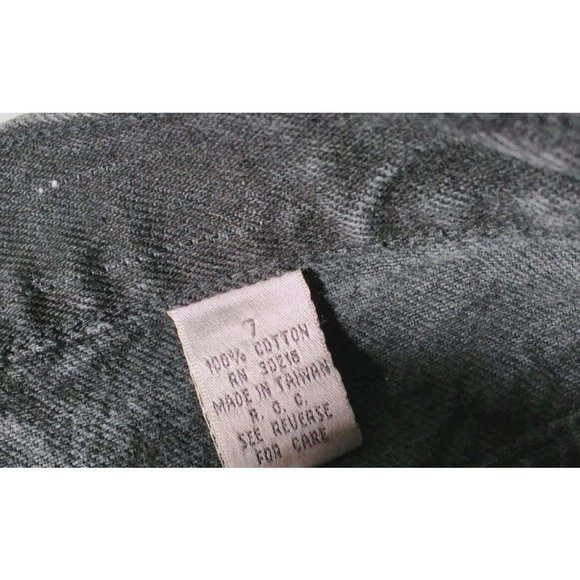 Cristina Vintage 80's High Waist Black Mom Jeans Size 7 (24x30) - Picture 4 of 5